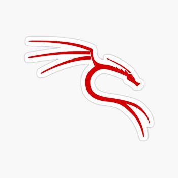 Kali Linux icon red sticker