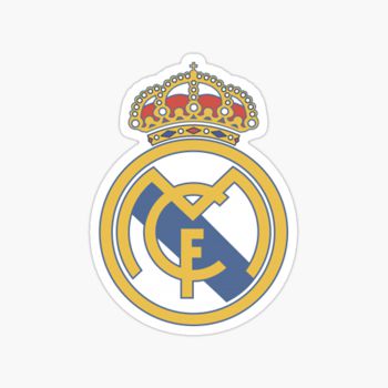 Real Madrid football club sticker