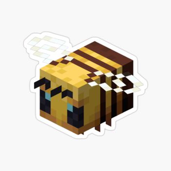 Minecraft Bee sticker