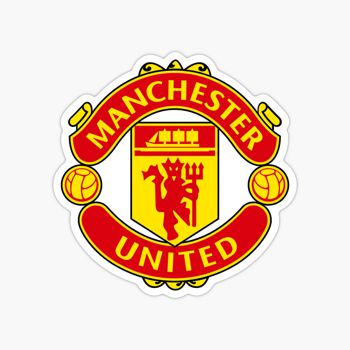 Manchester United football club sticker