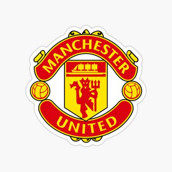 Manchester United football club sticker