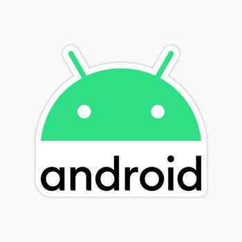 Android new logo sticker