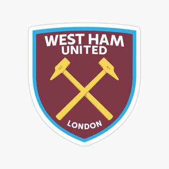 West Ham United football club sticker