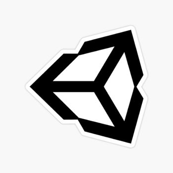 Unity Game Engine Icon sticker