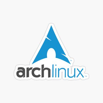 Arch Linux logo sticker