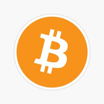 Bitcoin icon sticker