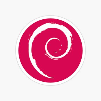 Debian Linux icon sticker