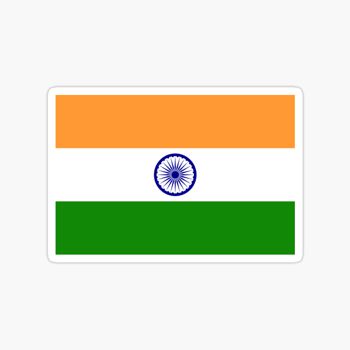 Indian flag sticker