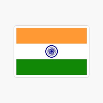 Indian flag sticker