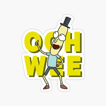 Mr Poopybutthole sticker