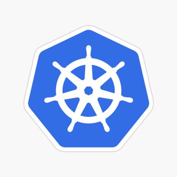 Kubernetes wheel icon sticker