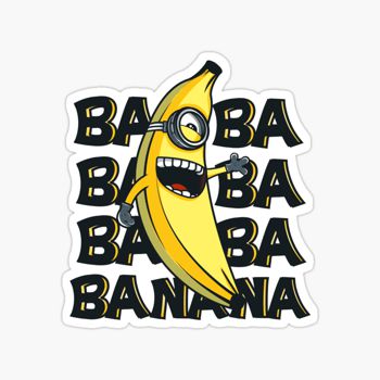 Minions Banana sticker