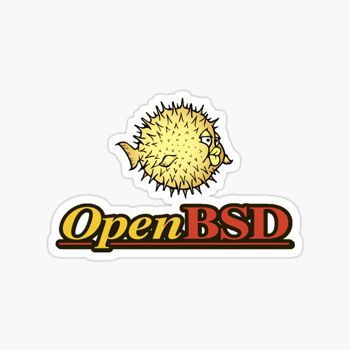OpenBSD logo sticker