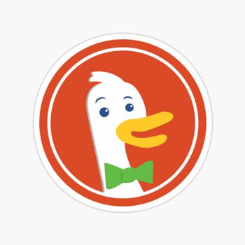 Duckduckgo logo sticker