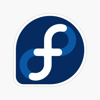 Fedora icon sticker