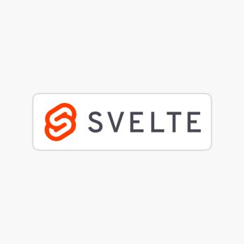 Svelte JS logo sticker