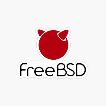 FreeBSD logo sticker