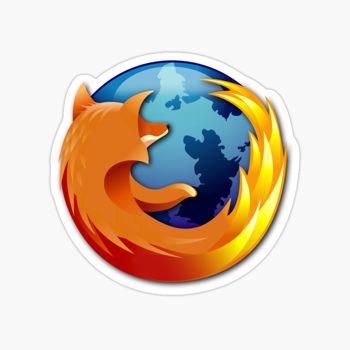 Firefox Classic icon sticker