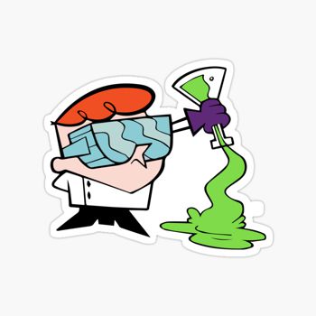 Dexter's Laboratory sticker
