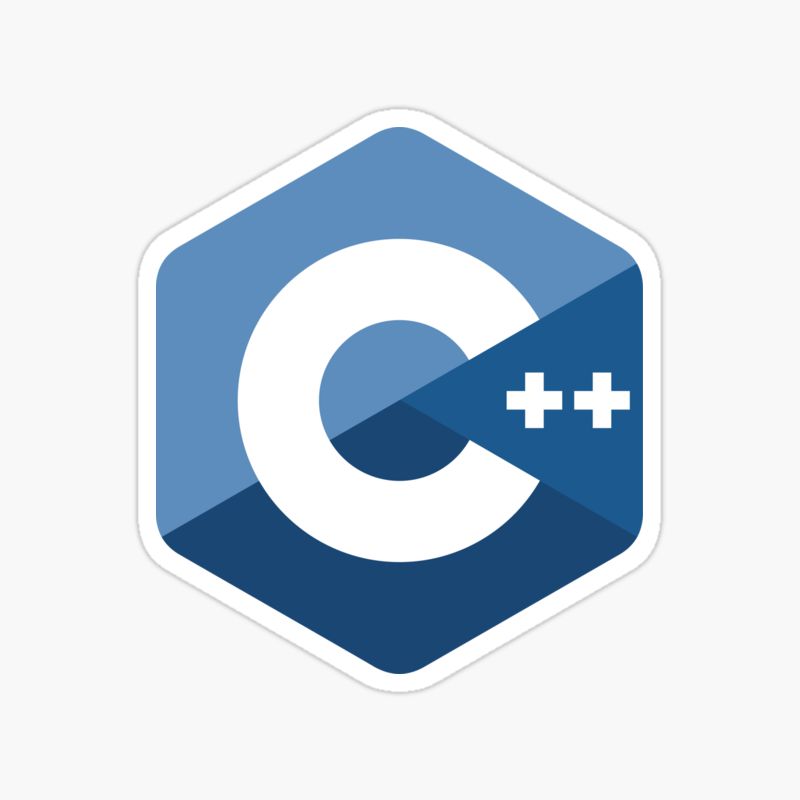 C++ programming language sticker