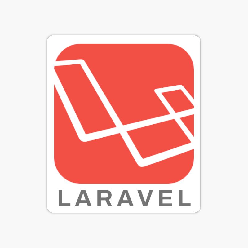 Laravel classic logo sticker