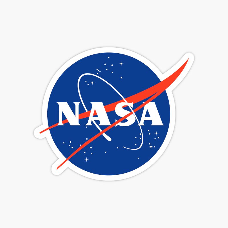 NASA insignia logo sticker
