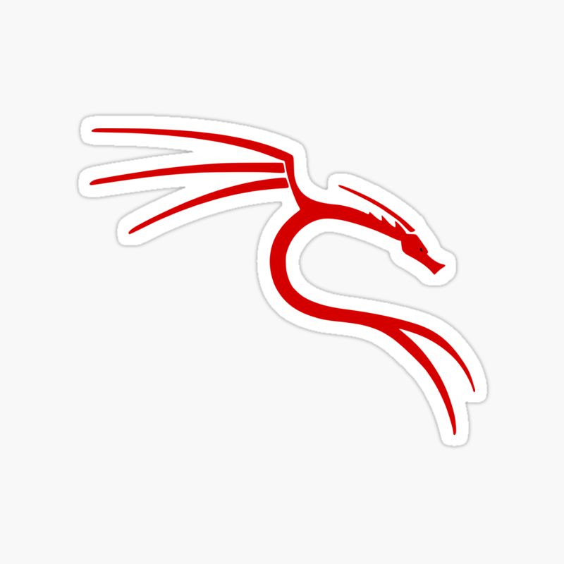 Kali Linux icon red sticker