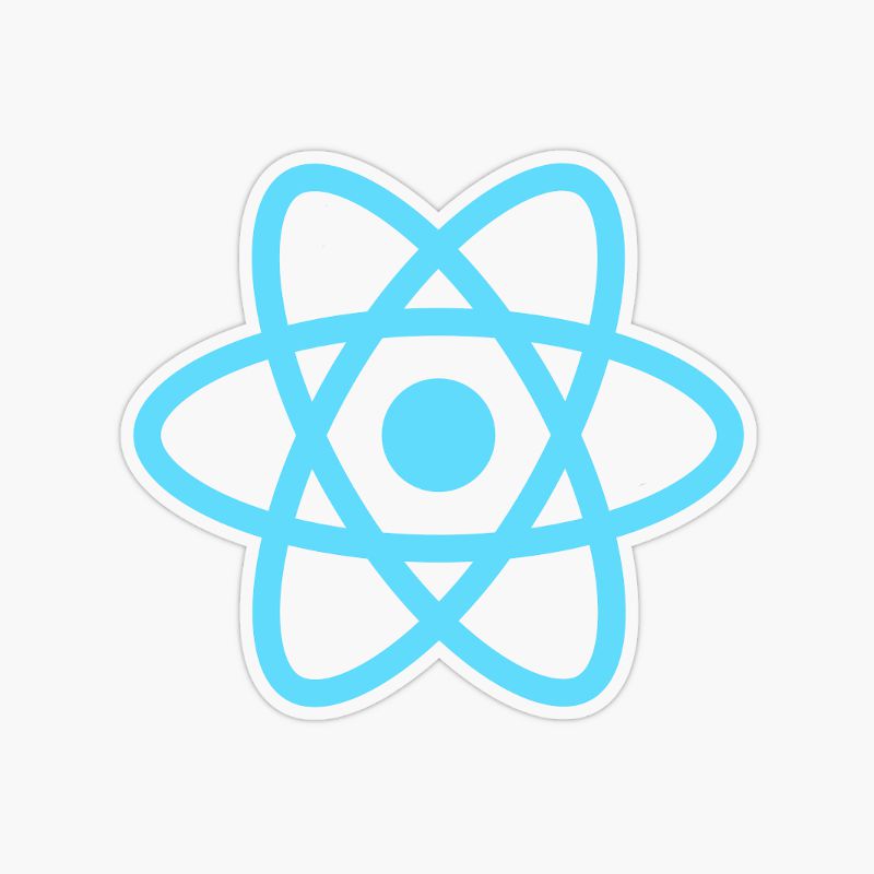 React JS icon sticker