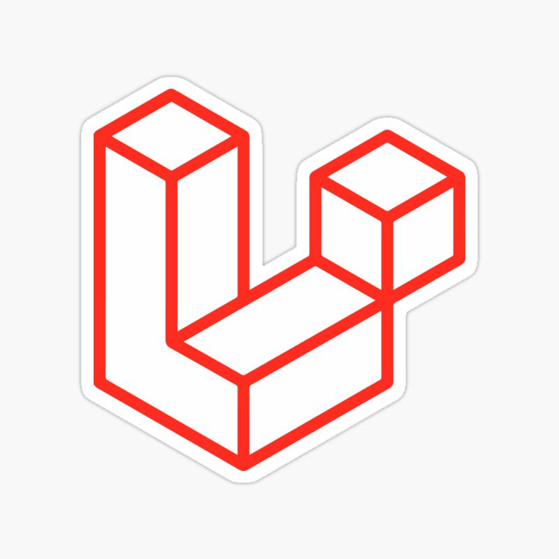 Laravel 6 icon sticker