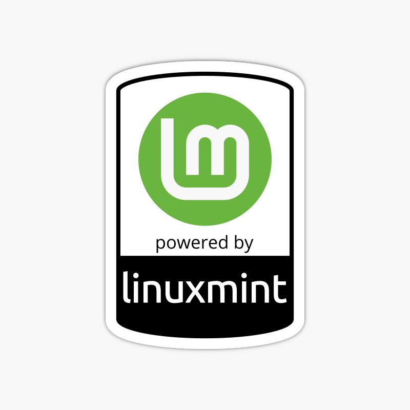 Powered by Linux Mint sticker