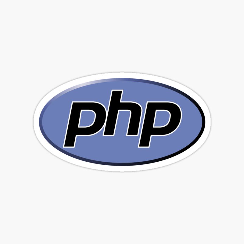 PHP programming language logo sticker