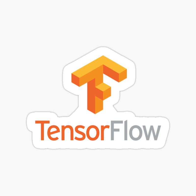 Tensorflow logo sticker