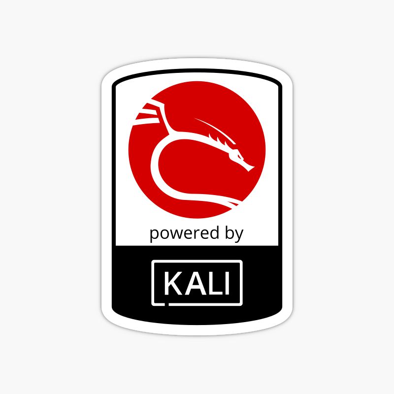 Powered by Kali Linux sticker