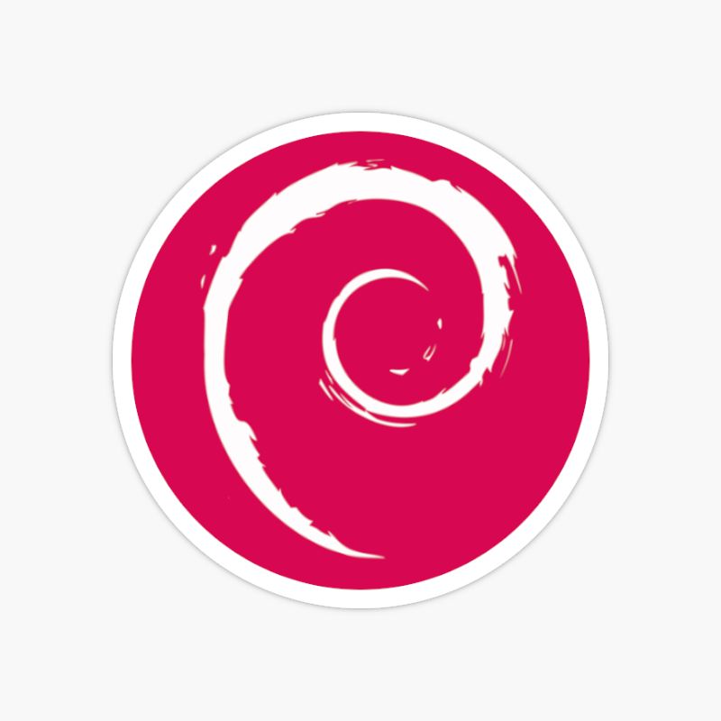 Debian Linux icon sticker