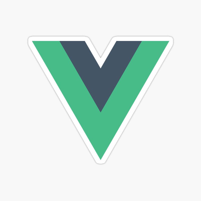 Vue JS logo sticker