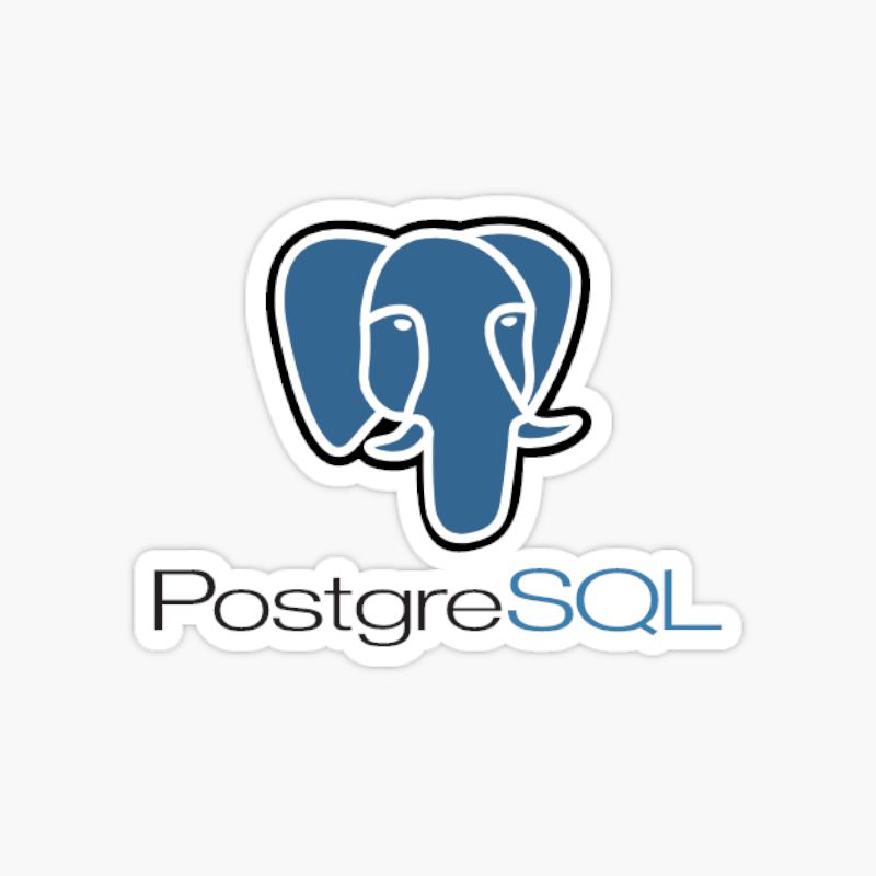PostgreSQL logo sticker
