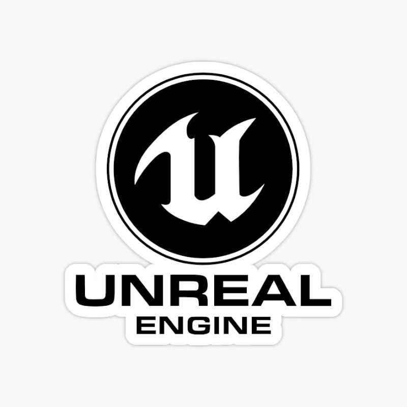 Unreal Engine logo sticker