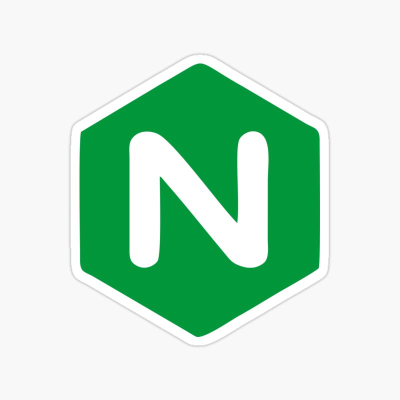 Nginx web server logo sticker