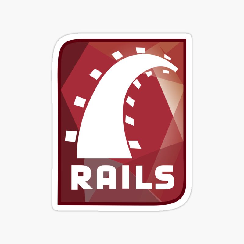 Ruby On Rails logo sticker