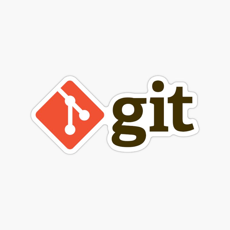Git logo sticker