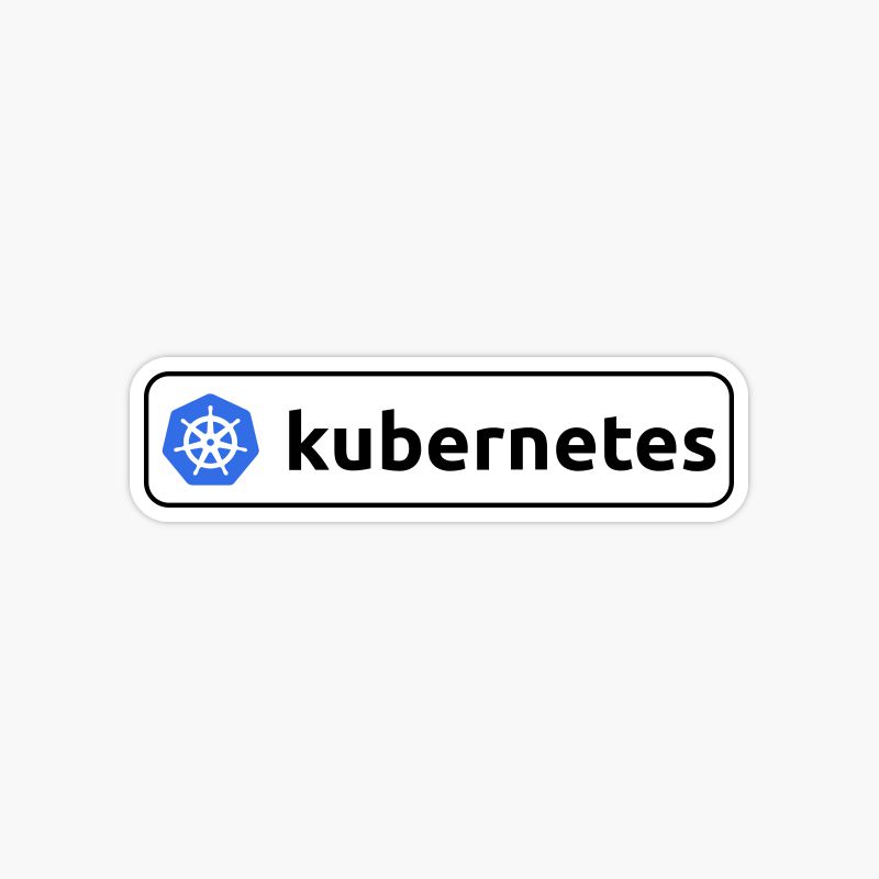 Kubernetes logo sticker