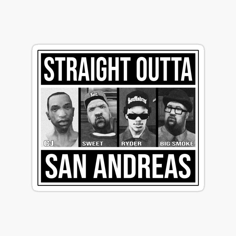 GTA San Andreas sticker