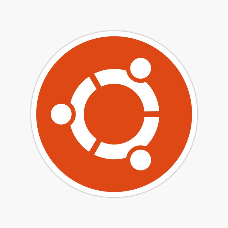 Ubuntu icon sticker