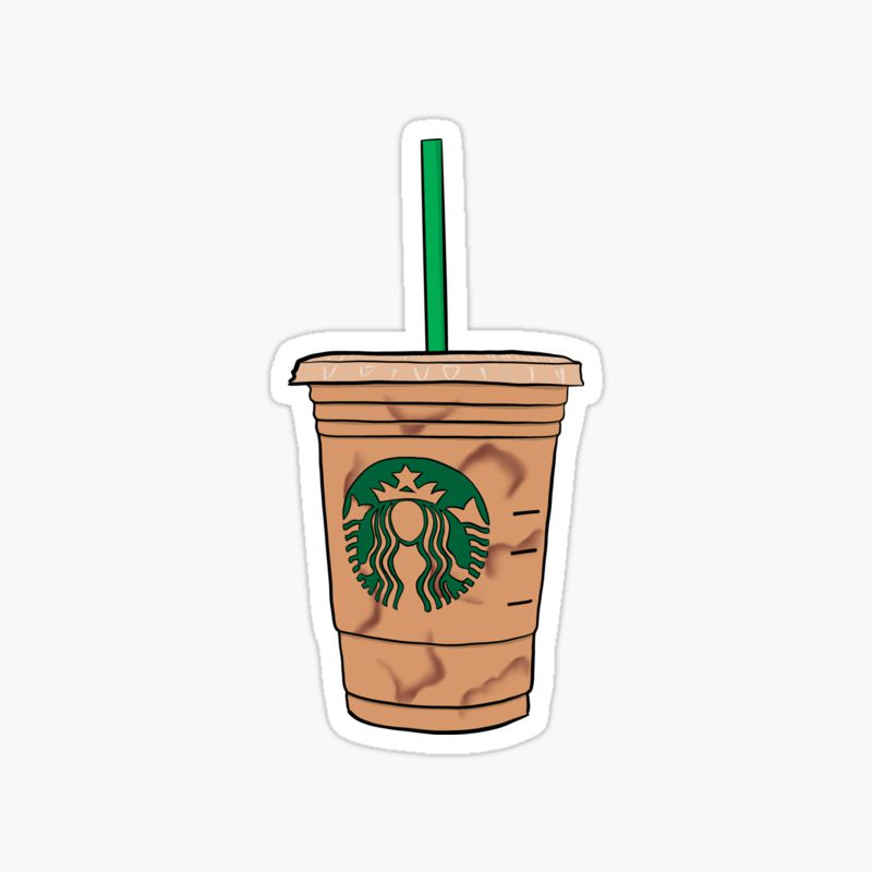 Starbucks Iced Coffee sticker