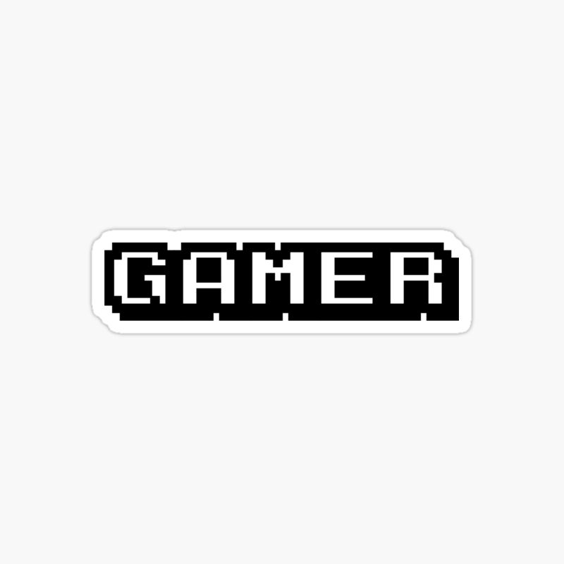 Gamer sticker