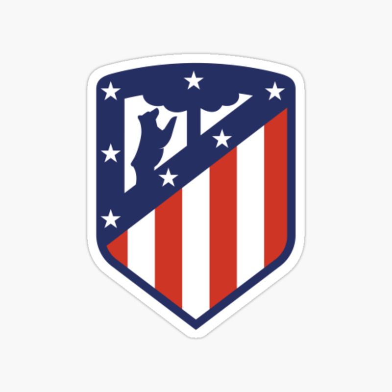 Atletico Madrid football club sticker