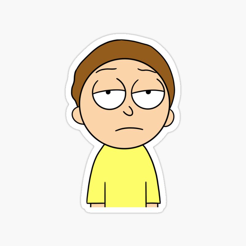 Morty sticker