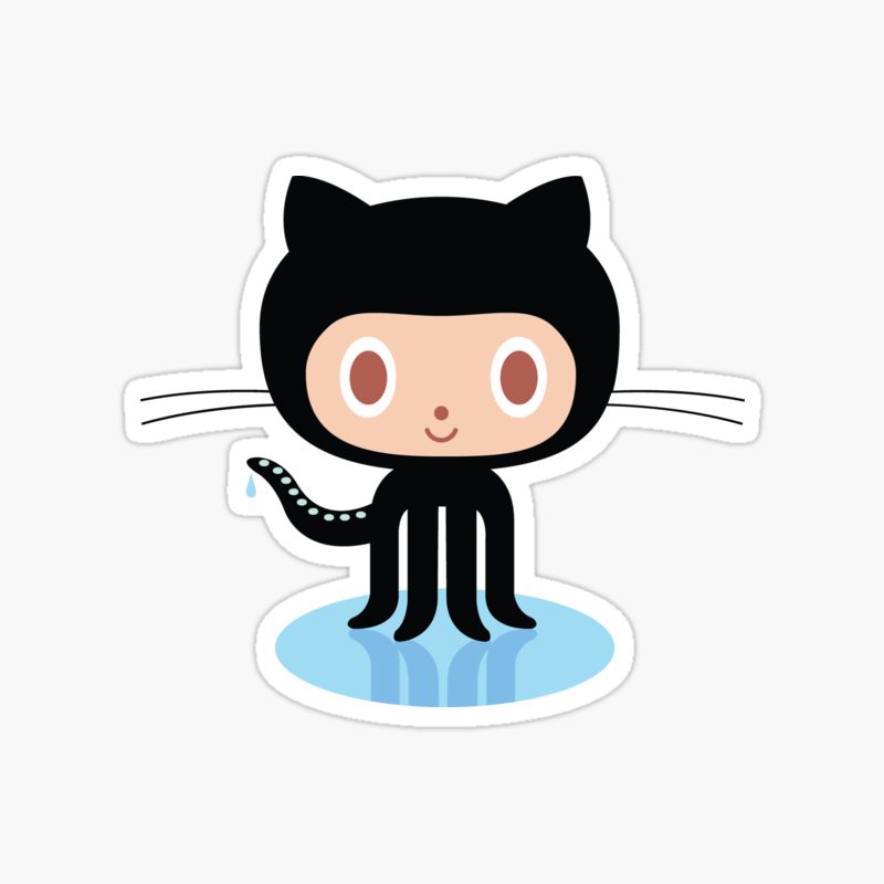 Buy GitHub Octocat sticker Online at Best Prices in India Sticker Press