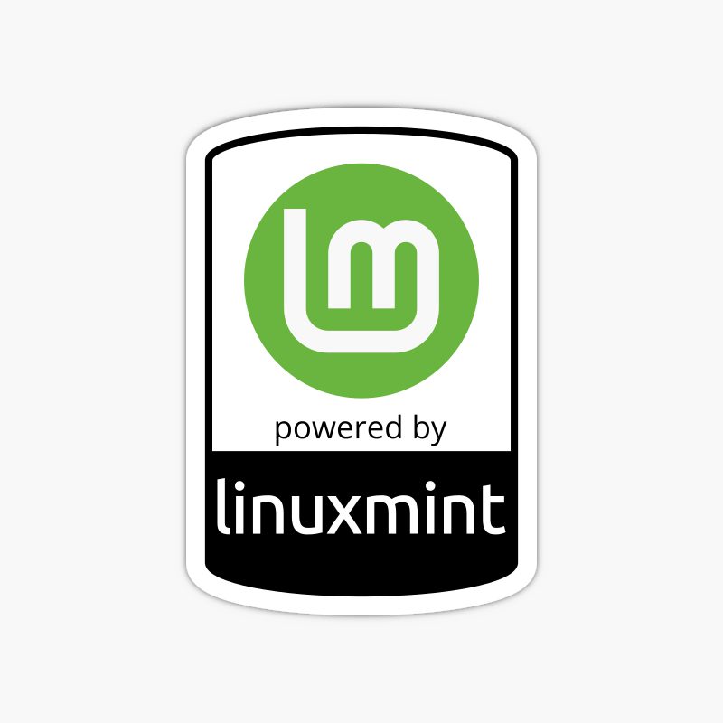 Buy Powered by Linux Mint sticker Online at Best Prices in India